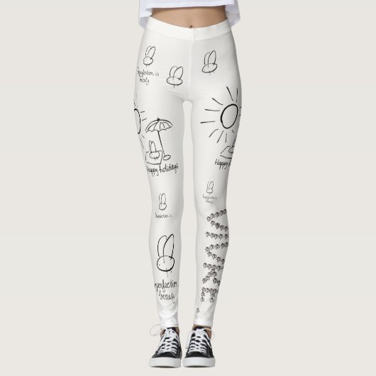 Fly happiness leggings (Voorkant)
