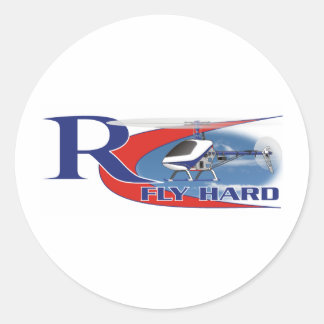 Fly Hard Ronde Sticker