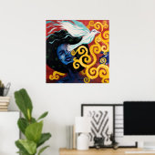 Fly High (afdrukken) Poster (Thuiskantoor)