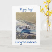 FLY HIGH AND ENJOY ***NEW PILOT*** KAART (Gele Bloem)