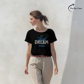 Fly High Dream Hoger Luchtvaart Inspirerend Typo T-shirt