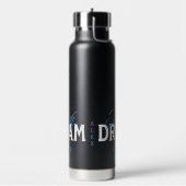 Fly High Dream Hoger Luchtvaart Inspirerend Typo Waterfles (Links)