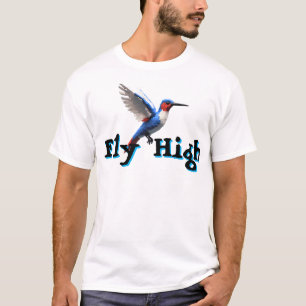 Fly High Humming Bird - T-shirt