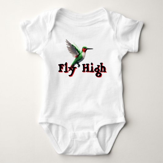 Fly High Hummingbird Romper (Voorkant)