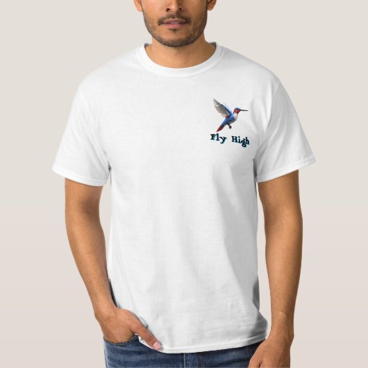 Fly High Hummingbird T-shirt (Voorkant)
