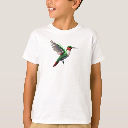 Fly High Hummingbird T-shirt (Voorkant)