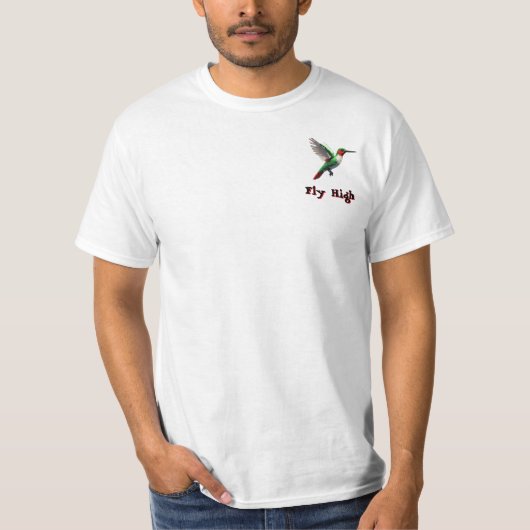 Fly High Hummingbird T-shirt (Voorkant)