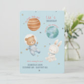 Fly High, Little Astronaut Girl Kaart (Staand voorkant)