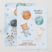 Fly High, Little Astronaut Kaart (Voorkant / Achterkant)