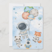 Fly High, Little Astronaut Kaart (Achterkant)