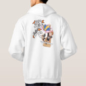 🏐Fly High Volleyball Tee & Hoodie – Crow Spirit🏐 (Achterkant)