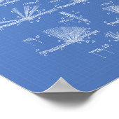 Fly Hook 1924 Patent Art Blueprint Poster (Hoek)