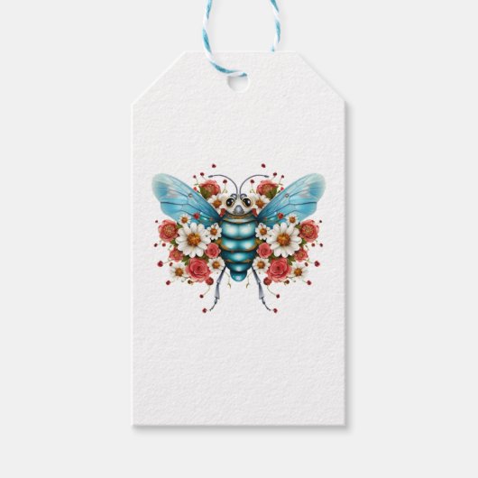 Fly In Love Heart Eyes Valentijnsdag Bug's Life Cadeaulabel (Voorkant)