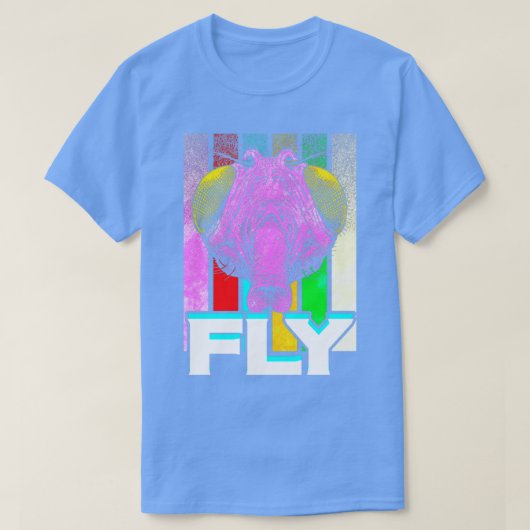 Fly Insect Head T-shirt (Design voorkant)