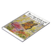 Fly Inspire Butterfly Art Spiral Notebook Notitieboek (Linkerzijde)