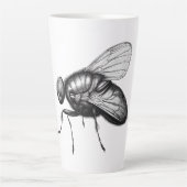 Fly Latte Coffee Mok (Voorkant)