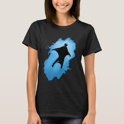 Fly like a bird wingsuit freedom t-shirt (Voorkant)