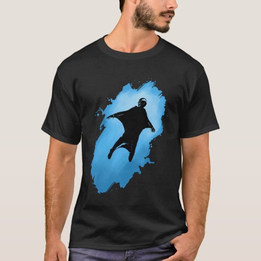 Fly like a bird wingsuit freedom t-shirt (Voorkant)