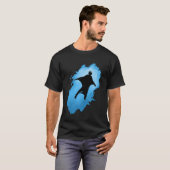 Fly like a bird wingsuit freedom t-shirt (Voorkant volledig)