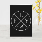 FLY Logo Glider afstandsbediening rc Kaart (Gele Bloem)