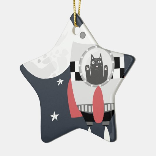 fly me to the moon keramisch ornament (Links)