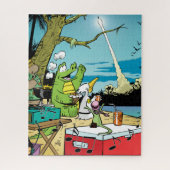 Fly Me To The Moon Puzzle Legpuzzel (Verticaal)