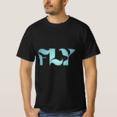 FLY - Modern Minimalist Typography Graphic T-Shirt (Voorkant)