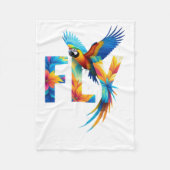 Fly Parrot Bliss Blankets  Fleece Deken (Voorkant)