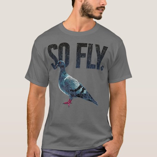 Fly Pigeon Lover Cadeau Pigeon Owner Funny T-shirt (Voorkant)