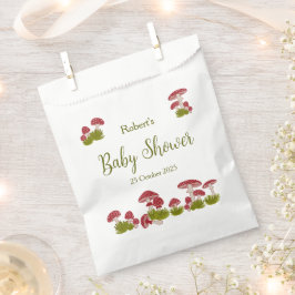 Fly Pushrooms Goblincore Green Baby shower Gift Bedankzakje