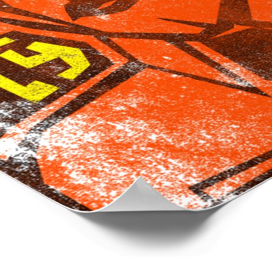 FLY ROCKET RED POSTER (Hoek)