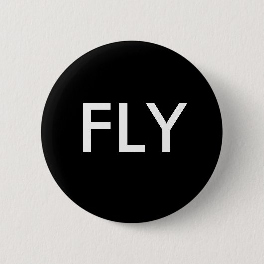 FLY RONDE BUTTON 5,7 CM (Voorkant)
