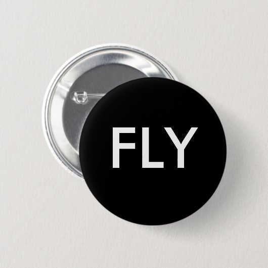 FLY RONDE BUTTON 5,7 CM (Voorkant /achterkant)