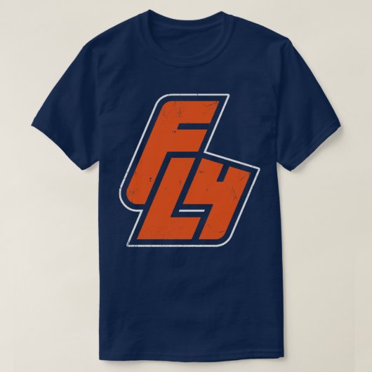 FLY Schaats Zwart T-shirt (Design voorkant)