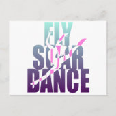 Fly Soar Dance Briefkaart (Voorkant)