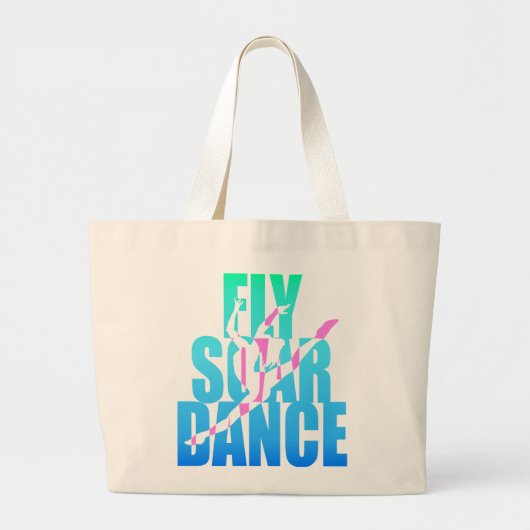 Fly Soar Dance Grote Tote Bag (Voorkant)
