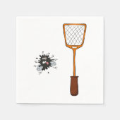 Fly Swat Dead Insect Paper Napkins Servet (Voorkant)