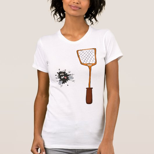 Fly Swat Dead Insect Womens T-Shirt (Voorkant)
