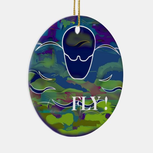 Fly Swim Ornament (Rechts)