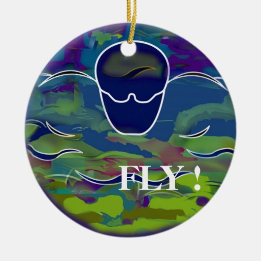 Fly Swim Ornament (Voorkant)