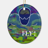 Fly Swim Ornament (Links)