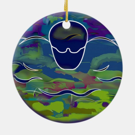 Fly Swim Ornament (Achterkant)
