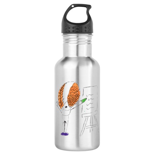 Fly Teacher Stainless Steel Water Bottle Waterfles (Voorkant)