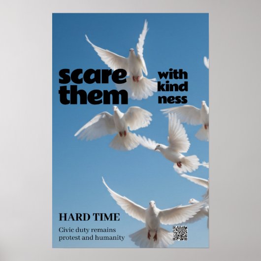 fly toward the light poster (Voorkant)