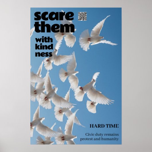 fly toward the light poster (Voorkant)