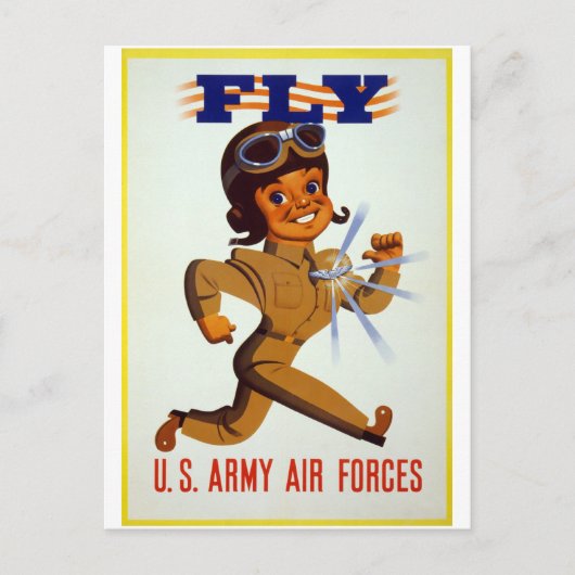Fly - VS Army Air Forces Briefkaart (Voorkant)