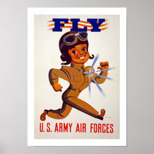 Fly - VS Army Air Forces Poster