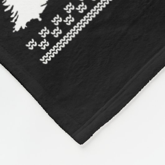 Fly You Fools Wizard Santa Sleigh Reindeer Ugly Ch Fleece Deken (Hoek)