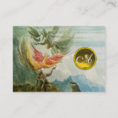 FLYANGELS MONOGRAM GEMSTONE yellow topaz Visitekaartje (Achterkant)