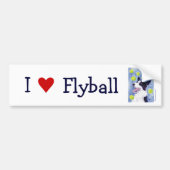 Flyball Border Collie Bumpersticker (Voorkant)
